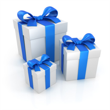 pudełka z prezentami